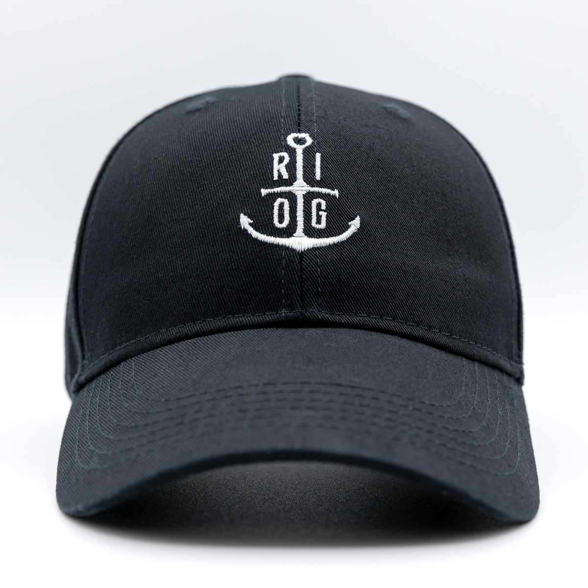 RI OG Anchor Ball Cap - Black