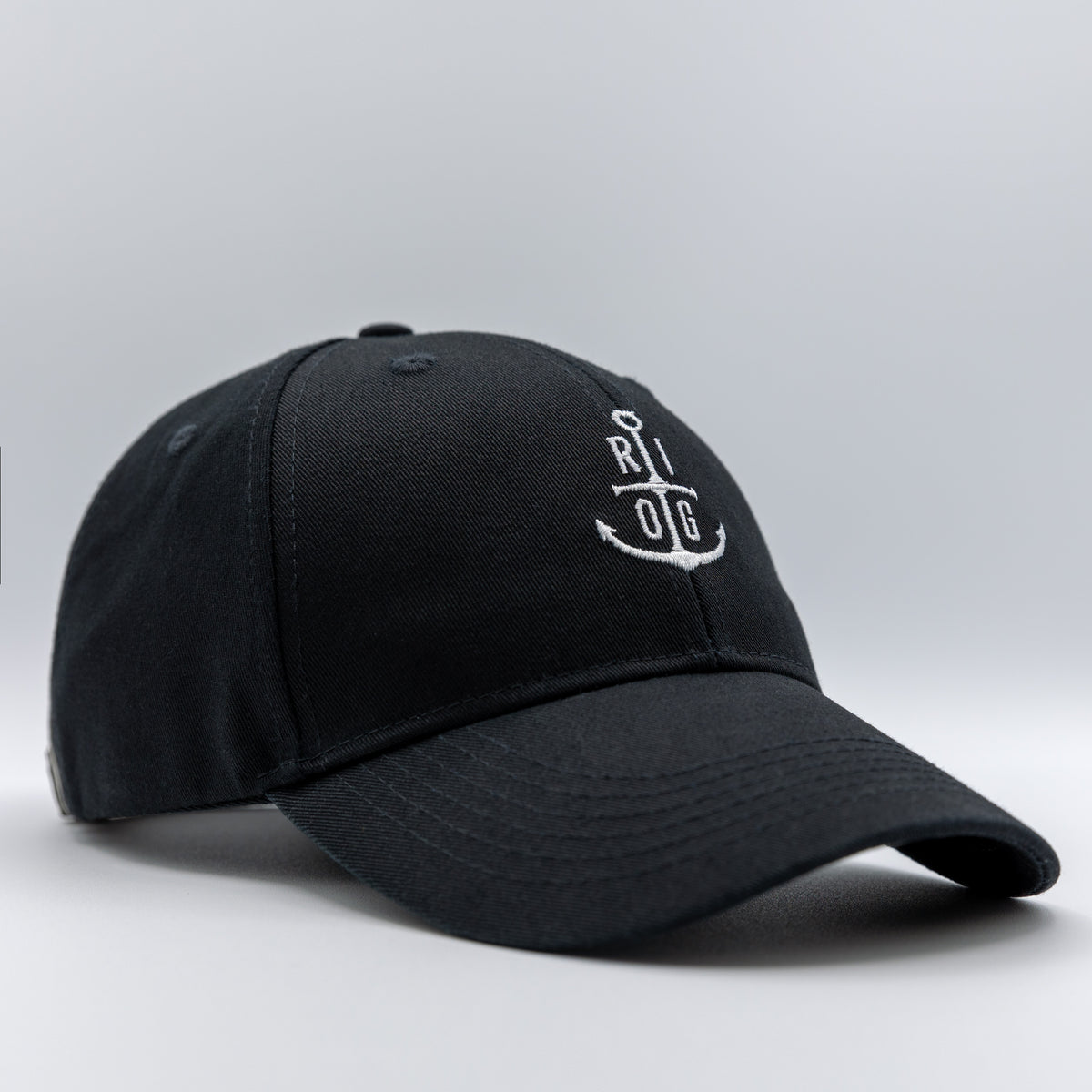 RI OG Anchor Ball Cap - Black