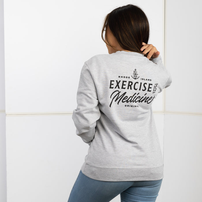 BASIC Heather Grey Exercise is Medicine Crew Neck