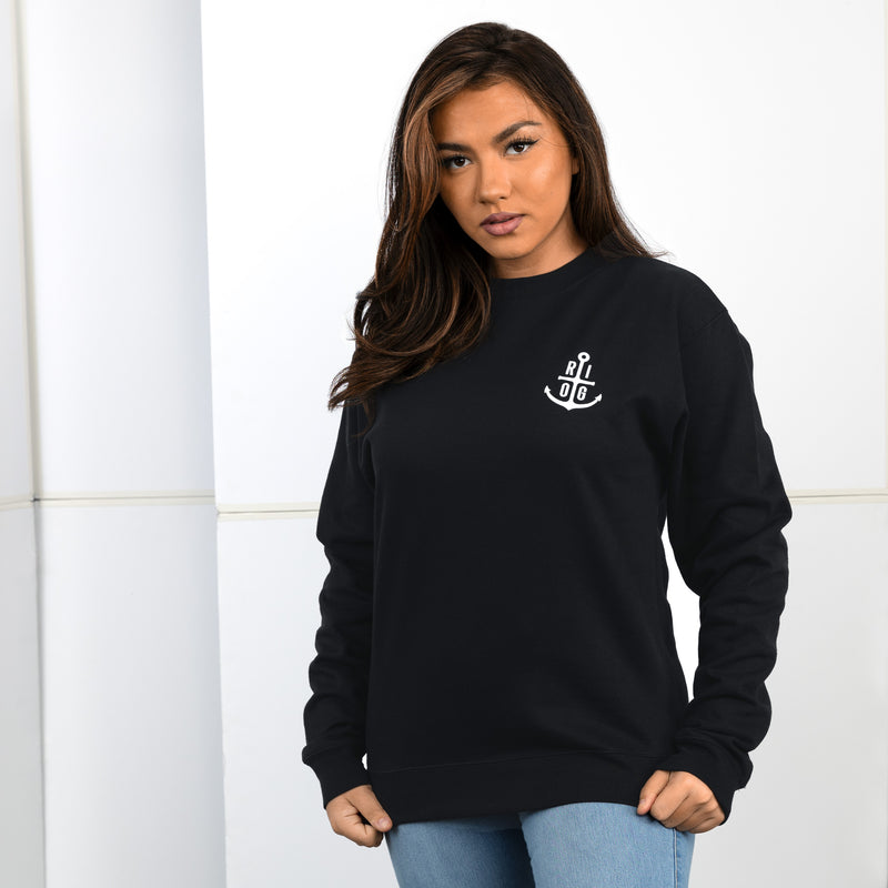 BASIC Exercise is Medicine Black Crew Neck