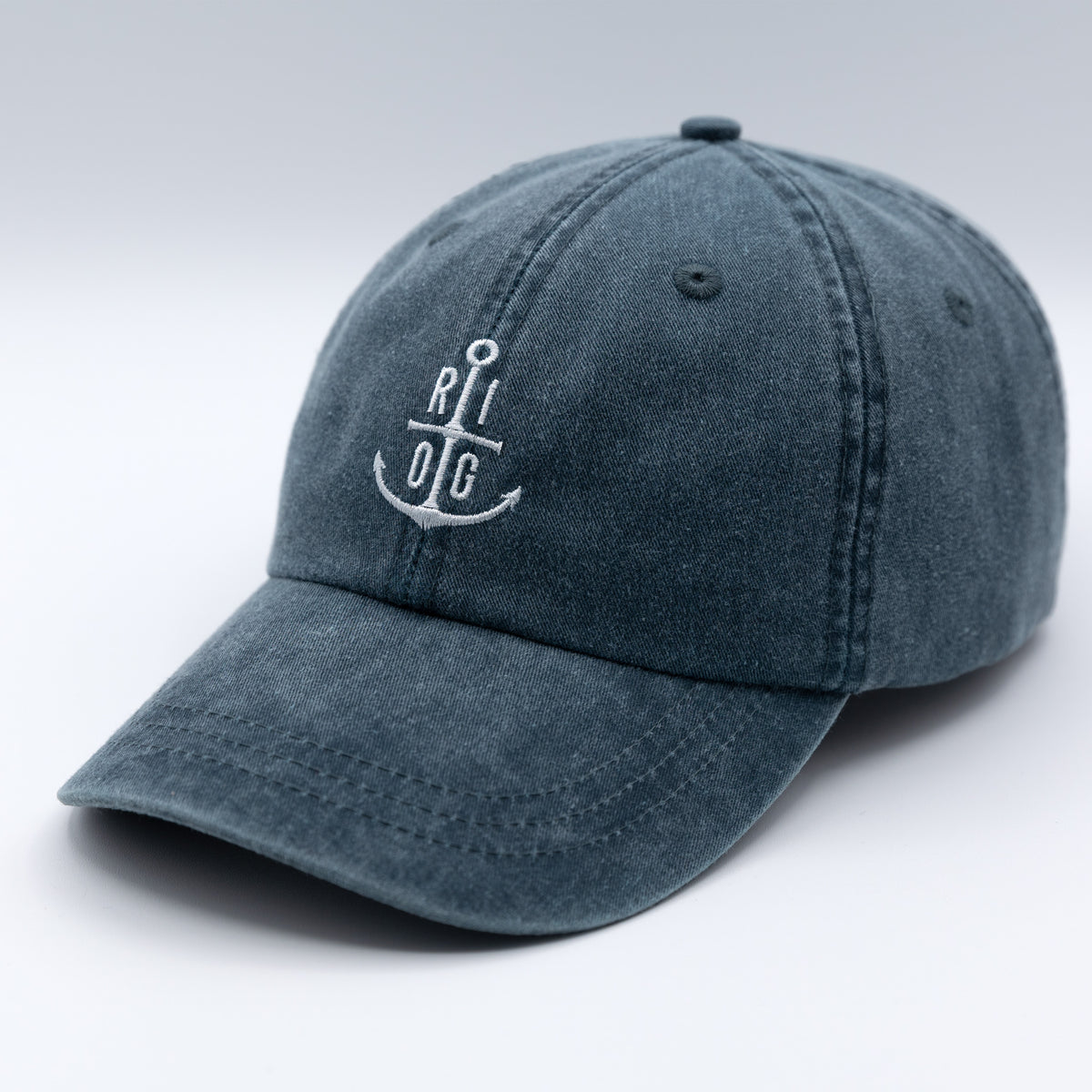 RI⚓️OG Anchor Dad Hat - Navy Blue